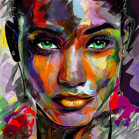 Ovabart Portrait 114 Digital Art Face Art Painting Abstract