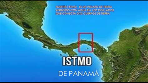 Istmo De Panama Mapa