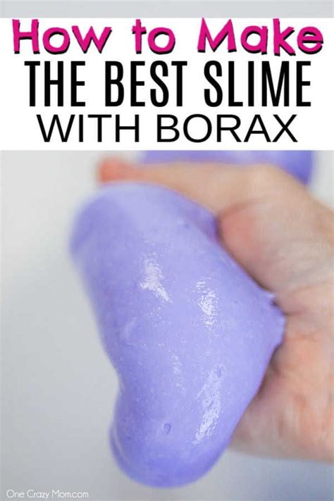 Borax Slime Is A Very Simple Diy And Great For Beginners Just Learning