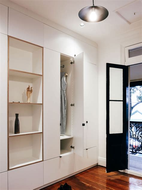 Slim wardrobe designs don't occupy a lot of floor space and are, therefore, ideal for small bedrooms and narrow hallways—an excellent option for londoners where space is often limited. Bedroom Ideas With Built-in Wardrobe - realestate.com.au