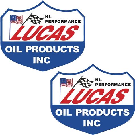 2x Lucas Oil Stickers Decals Decalshouse