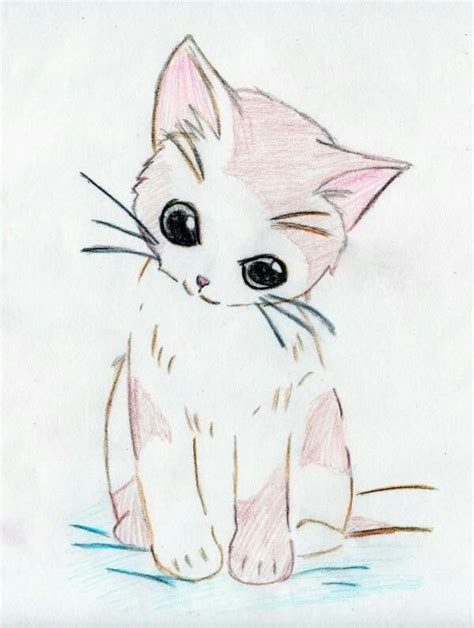 Pin By Amalya On Anime Kitten Drawing Anime Kitten Cat Drawing