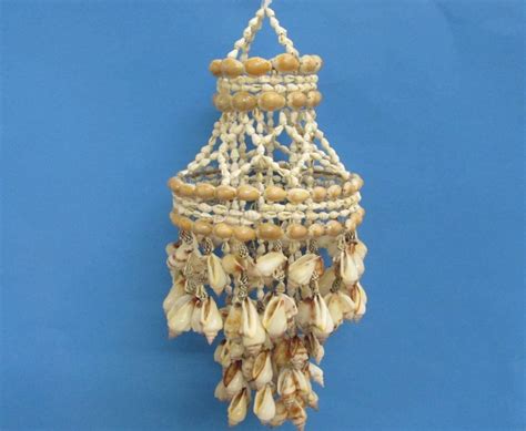 24 Inches Brown And White Chulla Conch Shell Wind Chimes For Sale