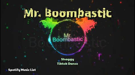 Mr Boombastic Shaggy Tiktok Dance Spotify List Chords Chordify