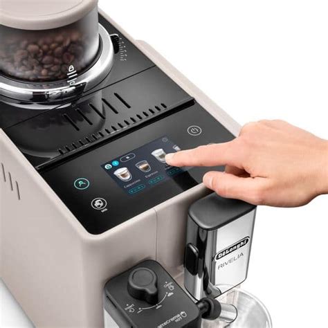 Delonghi Rivelia Automatic Compact Bean To Cup Coffee Machine Beige