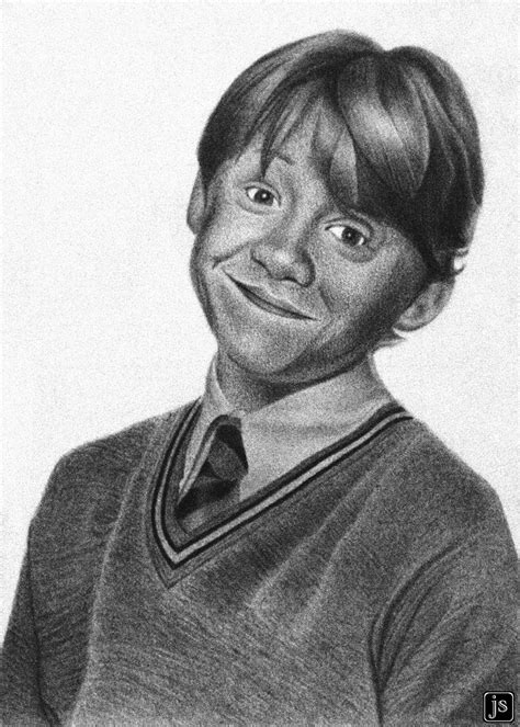 How To Draw Ron Weasley Realistic How To Draw A Portrait Of Ron Weasley Using Simple Art Techniques