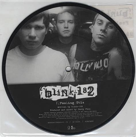 Blink 182 Feeling This Uk 7 Vinyl Picture Disc 7 Inch Picture Disc