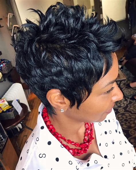 Today Is A Good Day For Good Hair ️ ️💃🏾 💄 Haircutstyle B Short Sassy