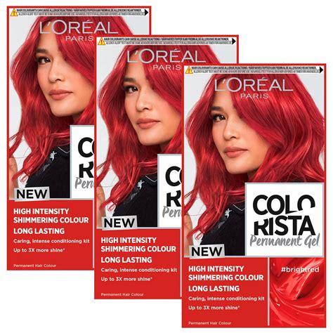 Loreal Paris Colorista Hair Colour Long Lasting Permanent Gel Hair Dye