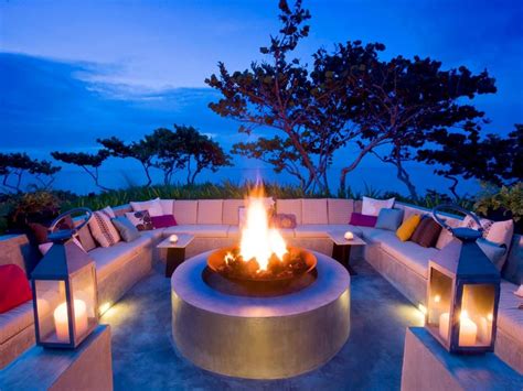 Resorts With The Sexiest Fire Pits Outdoor Fire Pit Seating Vieques Fire Pit Seating