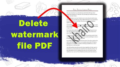 Remove Watermark Pdf How To Remove Pdf Watermark Youtube Riset