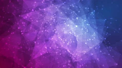Blue Purple Abstract Technology Polygons By Saicle Videohive