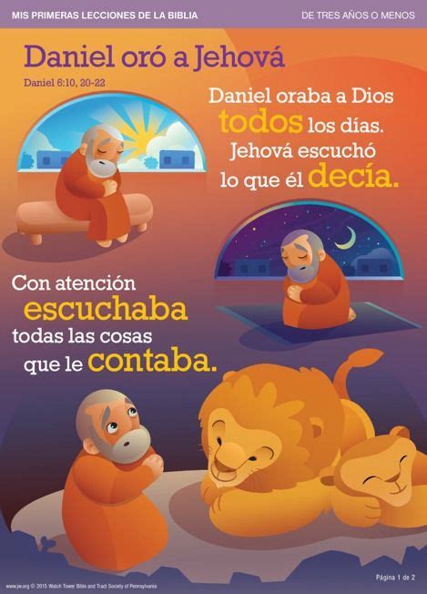 Ora A Dios Daniel 6 Mis Primeras Lecciones De La Biblia Lecciones
