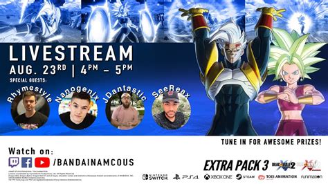 Dragon Ball Xenoverse 2 Extra Pack 3 Livestream Ps4 X1 Pc Switch