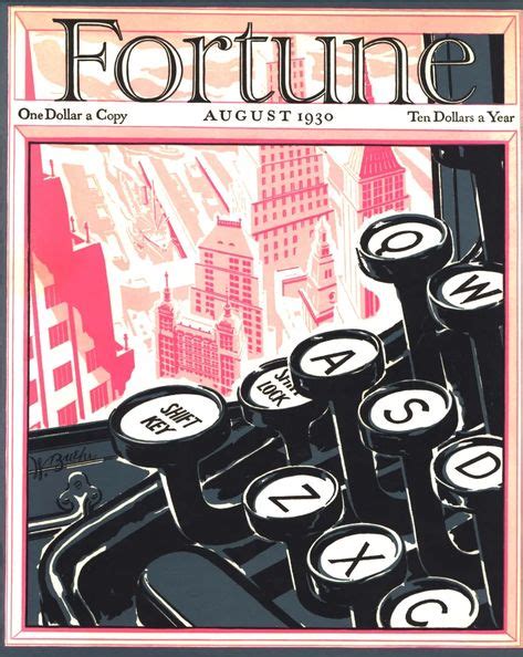 Fortune Magazine Covers The First Year 1930