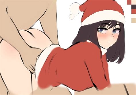 Kodai Yui Boku No Hero Academia Tagme 1girl Ass Christmas Hat