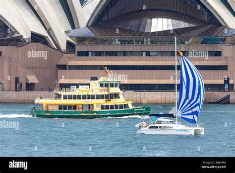 Sydney Ferry Named Borrowdale A First Fleet Class Ferry And A Sailing