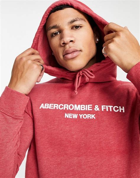 abercrombie and fitch hoodie in bordeauxrood asos in 2022 bordeauxrood hoodie borst