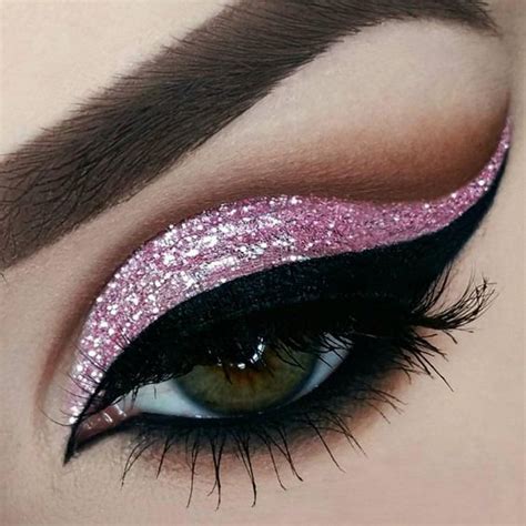 Maquillaje De Ojos Con Glitter 20 Curso De Organizacion