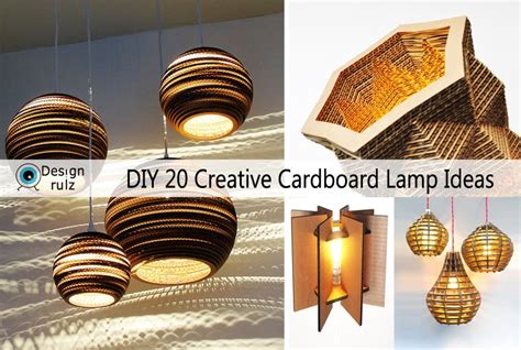 Diy 20 Creative Cardboard Lamp Ideas Designrulz