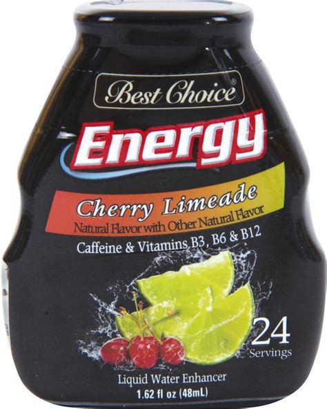 Best Choice Energy Cherry Limeade Liquid Water Enhancer 16 Oz Shipt