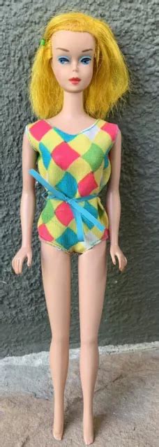 Vintage Color Magic Barbie Doll Blondescarlet Flame 1960s 33500 Picclick