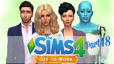 Lets Play The Sims 4 Get To Work Part 18 Go To School Youtube