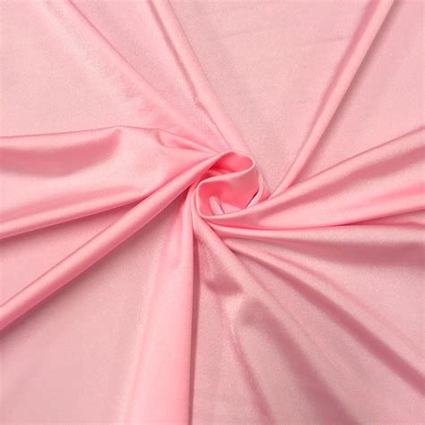 Pink Lycra Milliskin Nylon Spandex Fabric 4 Way Stretch