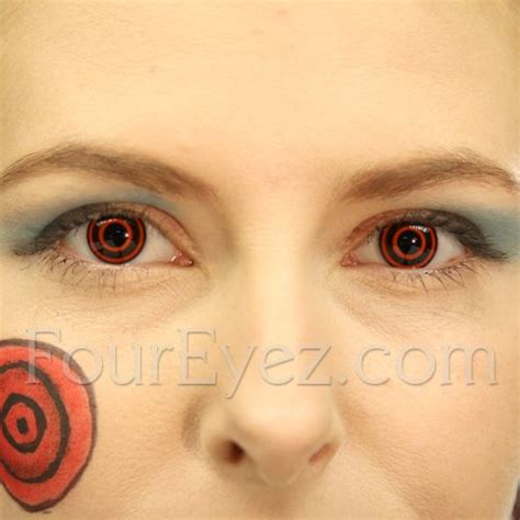 Bullseye Contact Lenses Pair Crazy Eye Makeup Crazy Eyes Creative Eye
