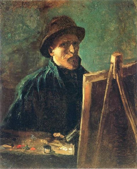 Vincent Van Gogh Dutch 1853 1890 Self Portrait With Dark Felt Hat