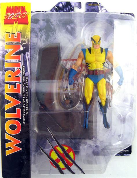 Marvel Select 8 Inch Action Figure Wolverine Yellow Costume Variant