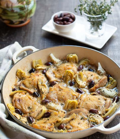 Braised Chicken With Olives And Artichokes A Well Seasoned Kitchen