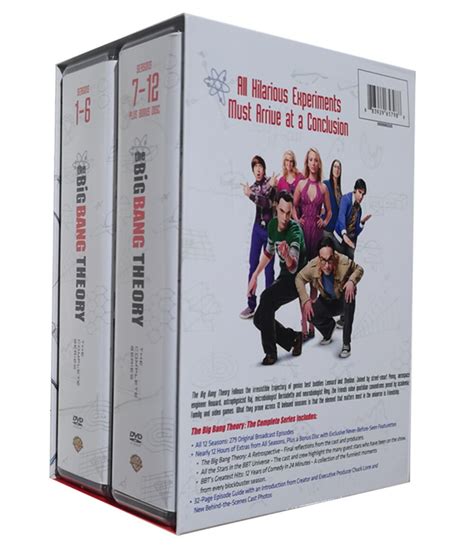 The Big Bang Theory Complete Series Seasons 1 12 Dvd 37 Disc Box Set