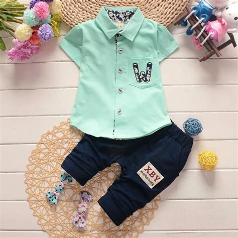 Cheap Baby Boy Clothes For Sale Casual Baby Boys Suits Cotton Summer