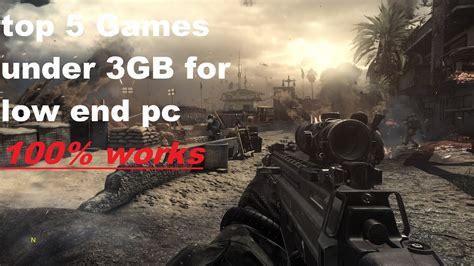 Top 5 Games Under 3gb Size For Low End Pc Youtube