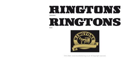 Ringtons Tea And Coffee Brand Lettering