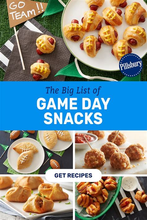 the big list of game day snacks game day snacks superbowl party food snacks