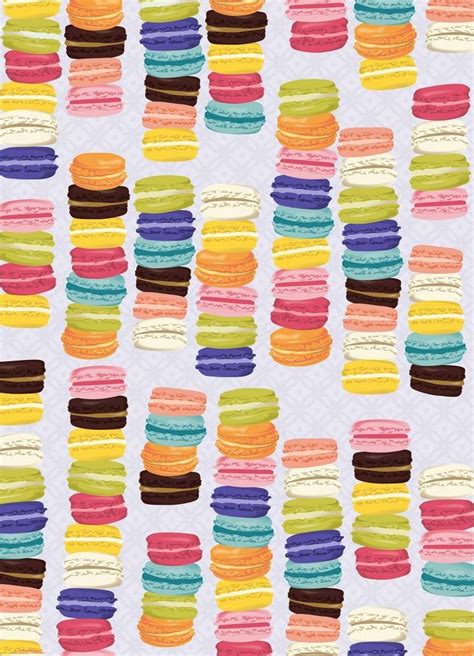 Macarons Wrapping Paper Print Patterns Pattern Wrapping Paper