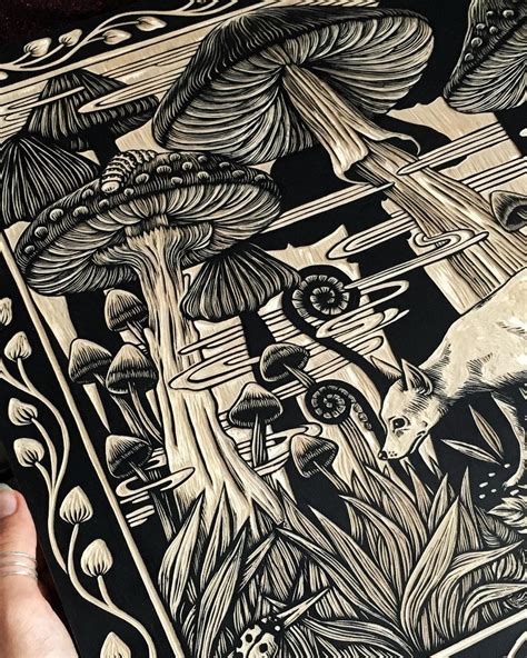 Creating Woodcuts Enabled Artists To Suedevanswithfurinside