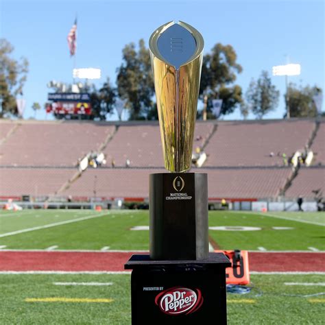 College Football Championship 2015 Trophy: Details, Images, Projected Winner | Bleacher Report ...