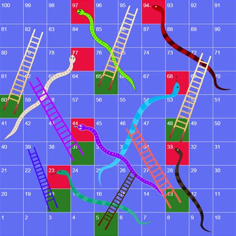Just play online, no download. Play Snakes and Ladders Dice Game Online