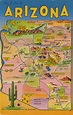 Map of Arizona | Arizona vacation, Arizona road trip, Arizona travel