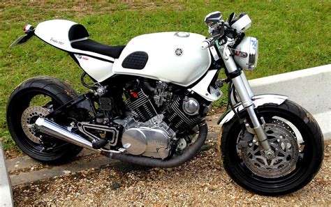 White Virago Rocketgarage Cafe Racer Magazine