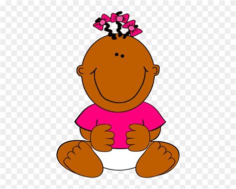 Brown Baby Girl Clip Art African American Baby Clipart Free