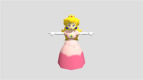 Princess Peach Download Free 3d Model By Tirred03 A5c25b2 Sketchfab