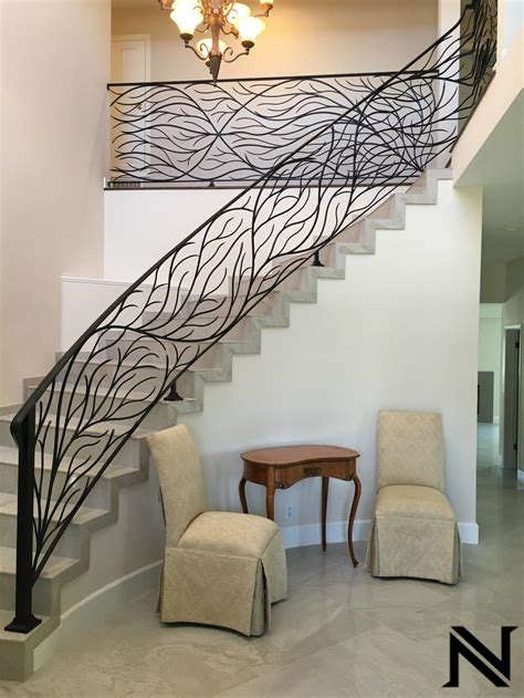 Staircase Railing Design Ideas — Ornamental Iron Works Naddours