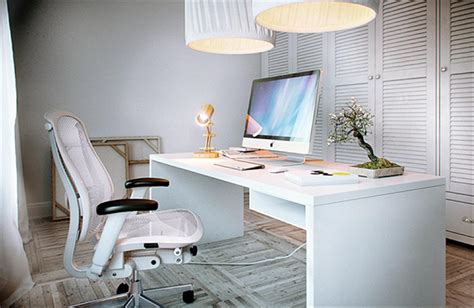 Modern Home Office To Play With Furniture And Lighting