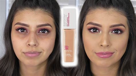 Omg New Maybelline Superstay Full Coverage Foundation Review Youtube