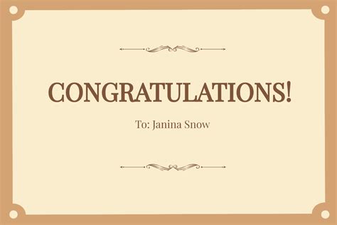 Free Classic Anytime Congratulations Card Edit Online Download