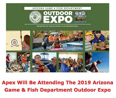 Apex Returns To Arizona Game And Fish Department Outdoor Expo Armsvault